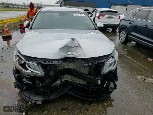 2019 Kia Optima LX with VIN 5XXGT4L32KG331490, listed as a Copart auction lot 55242975 with 104,500 mi miles and Clean title. Bid and sale history available at DreamBid. Image 13.