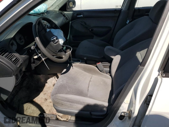 2002 Honda Civic LX with VIN 1HGES16552L081993, listed as a Copart auction lot 67070564 with Not Provided miles and Salvage Title. Bid and sale history available at DreamBid. Image 7.