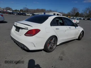 2016 Mercedes-Benz C 63 S AMG with VIN 55SWF8HB9GU130172, listed as a Copart auction lot 46509785 with Not provided miles and Salvage title. Bid and sale history available at DreamBid. Image 3.