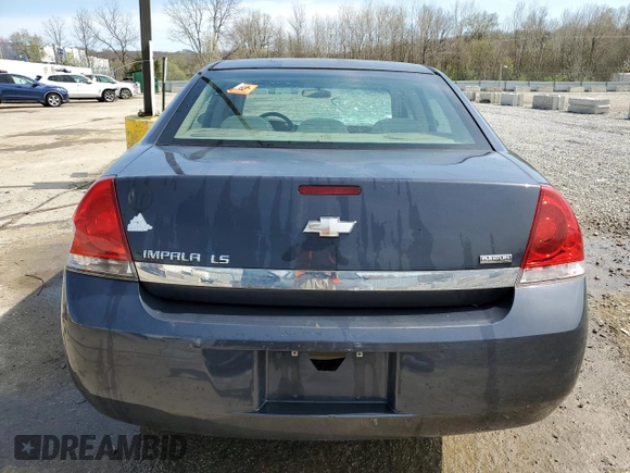 2008 Chevrolet Impala LS with VIN 2G1WB58K589232613, listed as a Copart auction lot 51530135 with 248,395 mi miles and Non Repairable. Bid and sale history available at DreamBid. Image 6.