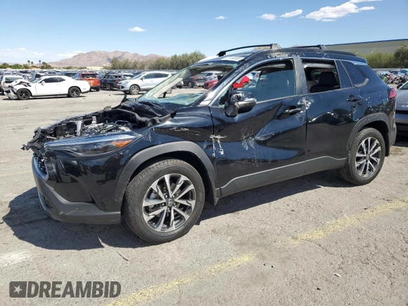 2024 Toyota Corolla Cross XLE с VIN 7MUDAAAG9RV100890, выставлен на аукционе Copart как лот 55168555 с пробегом Не указан миль и Списание • Salvage title. История ставок и продаж доступна на DreamBid. Изображение 1.