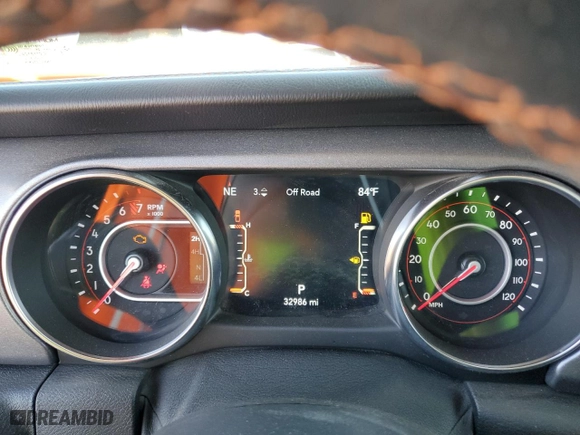 2021 Jeep Gladiator Mojave with VIN 1C6JJTEG9ML551743, listed as a Copart auction lot 54235615 with 32,986 mi miles and Salvage Title. Bid and sale history available at carsss.com. Image 9.