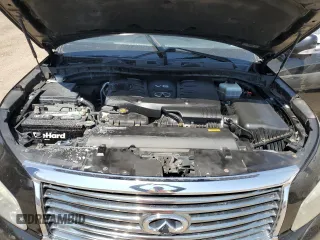 2012 Infiniti QX56 8-passenger with VIN JN8AZ2NC6C9317021, listed as a Copart auction lot 53662655 with 182,437 mi miles and Clean Title. Bid and sale history available at carsss.com. Image 12.