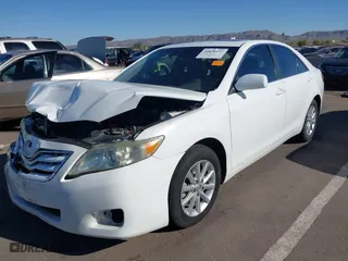 2011 Toyota Camry LE with VIN 4T1BK3EK6BU614539, listed as a IAAI auction lot 41874492 with 129,870 mi miles. Bid and sale history available at carsss.com. Image 2.