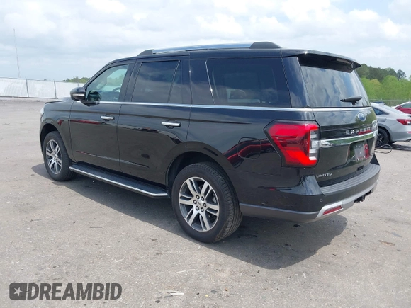 2023 Ford Expedition Limited with VIN 1FMJU2A86PEA15393, listed as a IAAI auction lot 41923133 with 75,285 mi miles. Bid and sale history available at carsss.com. Image 3.