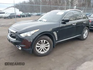 2016 Infiniti QX70 with VIN JN8CS1MWXGM752436, listed as a IAAI auction lot 41681170 with 130,208 mi miles and . Bid and sale history available at DreamBid. Image 17.