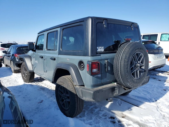 2024 Jeep Wrangler Sport with VIN 1C4PJXDG5RW315947, listed as a Copart auction lot 42799845 with 2,266 mi miles and Salvage Title. Bid and sale history available at carsss.com. Image 2.