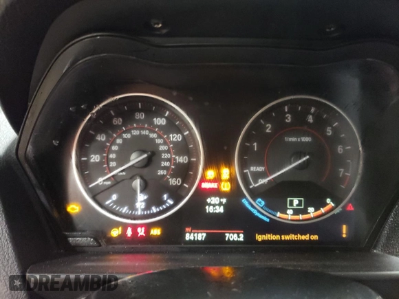 2016 BMW 2 Series M235i xDrive with VIN WBA1J9C50GV372185, listed as a Copart auction lot 88039785 with 84,187 mi miles and Salvage Title. Bid and sale history available at carsss.com. Image 9.