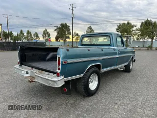 1972 Ford F-250 z VIN F25HRP24651, wystawiony jako Copart lot #78498264 z przebiegiem 34 487 mil mil oraz Szkoda całkowita • Salvage title. Historia ofert i sprzedaży dostępna na DreamBid. Obrazek 4.