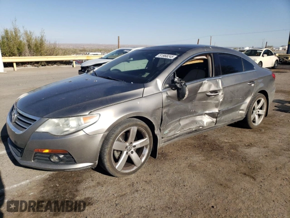 2012 Volkswagen CC Lux PZEV with VIN WVWHP7ANXCE505424, listed as a Copart auction lot 51968245 with 127,062 mi miles and Salvage Title. Bid and sale history available at carsss.com. Image 1.