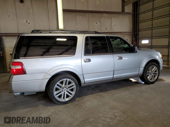 2017 Ford Expedition Max Platinum z VIN 1FMJK1MT8HEA37770, wystawiony jako Copart lot #52758495 z przebiegiem 252 859 mil mil oraz Szkoda całkowita • Salvage title. Historia ofert i sprzedaży dostępna na DreamBid. Obrazek 3.