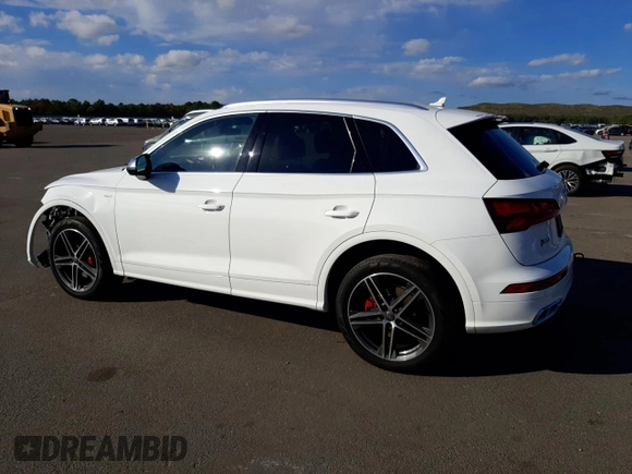 2018 Audi SQ5 Premium Plus with VIN WA1A4AFY5J2248501, listed as a Copart auction lot 73626253 with 37,569 mi miles and . Bid and sale history available at DreamBid. Image 2.