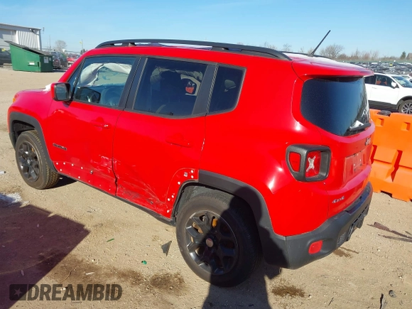 2015 Jeep Renegade Latitude with VIN ZACCJBBT0FPB72766, listed as a IAAI auction lot 41260398 with 126,270 mi miles and . Bid and sale history available at DreamBid. Image 3.