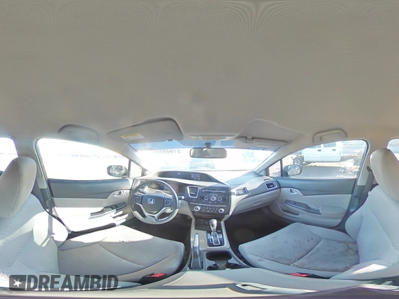 2015 Honda Civic Sedan LX with VIN 2HGFB2F58FH520309, listed as a Copart auction lot 51948955 with 139,775 mi miles and Salvage Title. Bid and sale history available at carsss.com. Image 14.