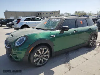 2024 MINI Clubman Cooper S with VIN WMWLV7C05R2U36506, listed as a Copart auction lot 49570055 with 0 mi miles and Salvage Title. Bid and sale history available at carsss.com. Image 1.