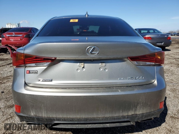 2019 Lexus IS with VIN JTHC81D2XK5036032, listed as a Copart auction lot 49391415 with 0 mi miles and Salvage Title. Bid and sale history available at carsss.com. Image 6.