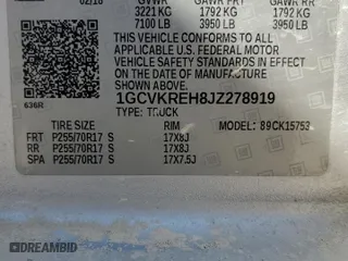 2018 Chevrolet Silverado 1500 LT with VIN 1GCVKREH8JZ278919, listed as a Copart auction lot 45965505 with 124,209 mi miles and Salvage Title. Bid and sale history available at carsss.com. Image 13.