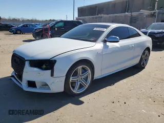 2014 Audi S5 Prestige with VIN WAUVGAFR9EA056322, listed as a Copart auction lot 45156335 with 53,452 mi miles and Salvage Title. Bid and sale history available at carsss.com. Image 1.