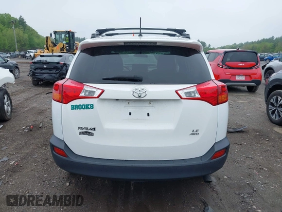 2015 Toyota RAV4 LE with VIN 2T3BFREV6FW319987, listed as a IAAI auction lot 42254295 with 110,126 mi miles and . Bid and sale history available at DreamBid. Image 16.