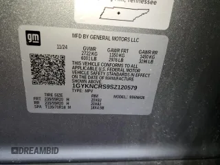 2025 Cadillac XT5 FWD Premium Luxury with VIN 1GYKNCRS9SZ120579, listed as a Copart auction lot 47656605 with 6,136 mi miles and Clean Title. Bid and sale history available at DreamBid. Image 13.