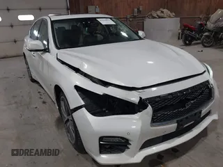 2015 Infiniti Q50 z VIN JN1BV7ARXFM409367, wystawiony jako IAAI lot #41912056 z przebiegiem 126 382 mil mil oraz . Historia ofert i sprzedaży dostępna na DreamBid. Obrazek 6.