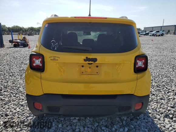 2017 Jeep Renegade Altitude with VIN ZACCJABB5HPF93679, listed as a Copart auction lot 57417255 with 106,098 mi miles and Salvage title. Bid and sale history available at DreamBid. Image 6.