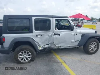 2023 Jeep Wrangler Sport S with VIN 1C4HJXDNXPW702199, listed as a IAAI auction lot 41859413 with 24,942 mi miles and . Bid and sale history available at DreamBid. Image 6.