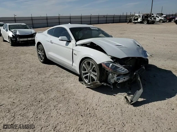 2021 Ford Mustang GT with VIN 1FA6P8CF2M5117291, listed as a Copart auction lot 46327595 with 0 mi miles and Salvage Title. Bid and sale history available at carsss.com. Image 11.