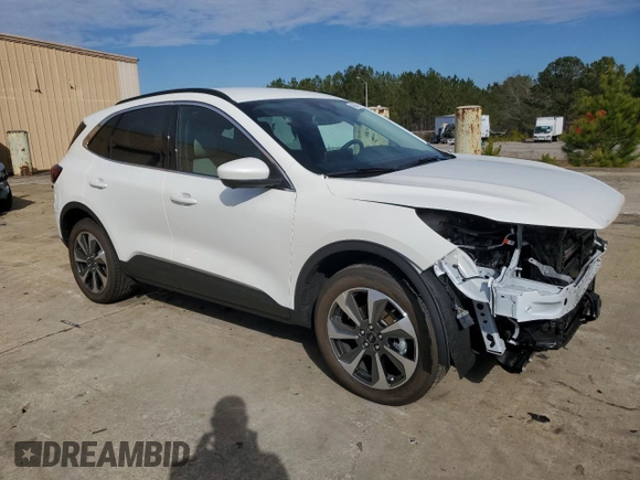 2024 Ford Escape Platinum with VIN 1FMCU9JA2RUA78276, listed as a Copart auction lot 46064715 with 2,854 mi miles and Salvage Title. Bid and sale history available at DreamBid. Image 4.