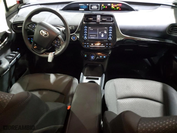 2022 Toyota Prius LE with VIN JTDL9MFU6N3040772, listed as a Copart auction lot 84241014 with 22,377 mi miles and Salvage Title. Bid and sale history available at carsss.com. Image 8.