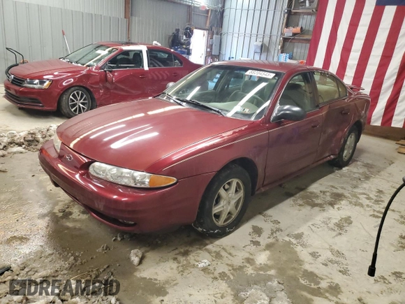 2003 Oldsmobile Alero GL1 z VIN 1G3NL52EX3C184126, wystawiony jako Copart lot #88204545 z przebiegiem 85 838 mil mil oraz Szkoda całkowita • Salvage title. Historia ofert i sprzedaży dostępna na DreamBid. Obrazek 1.