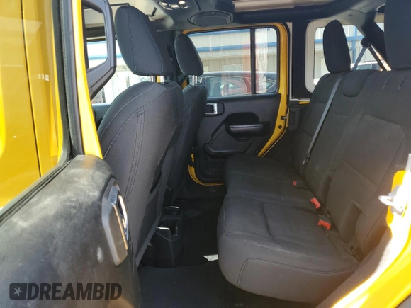 2021 Jeep Wrangler Unlimited Sport with VIN 1C4HJXKN4MW606809, listed as a Copart auction lot 56288484 with 59,561 mi miles and Salvage title. Bid and sale history available at DreamBid. Image 10.