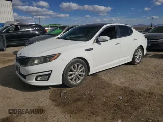 2014 Kia Optima EX z VIN 5XXGN4A77EG309442, wystawiony jako Copart lot #48021815 z przebiegiem 112 640 mil mil oraz Szkoda całkowita • Salvage title. Historia ofert i sprzedaży dostępna na DreamBid. Obrazek 1.