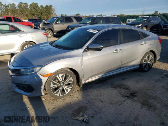 2017 Honda Civic Sedan EX-T with VIN 19XFC1F32HE014574, listed as a Copart auction lot 43198495 with 99,805 mi miles and Salvage Title. Bid and sale history available at carsss.com. Image 1.