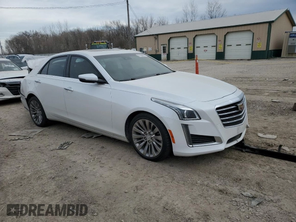 2017 Cadillac CTS Luxury RWD with VIN 1G6AR5SS3H0190400, listed as a Copart auction lot 82358884 with 89,916 mi miles and Salvage Title. Bid and sale history available at DreamBid. Image 4.