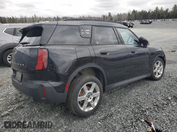 2025 MINI Countryman S with VIN WMZ23GA00S7P60432, listed as a Copart auction lot 53447665 with 6,456 mi miles and Salvage title. Bid and sale history available at DreamBid. Image 3.