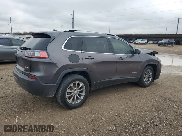 2020 Jeep Cherokee Latitude Plus with VIN 1C4PJLLB0LD605854, listed as a Copart auction lot 44743905 with 112,637 mi miles and Salvage Title. Bid and sale history available at carsss.com. Image 3.