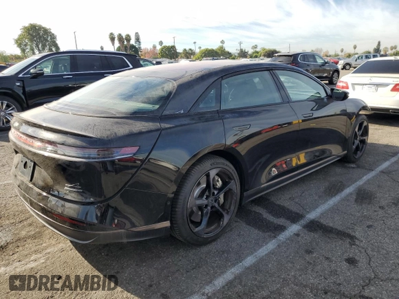 2024 Lucid Air Touring z VIN 50EA1TEAXRA005987, wystawiony jako Copart lot #81378954 z przebiegiem Nie podano mil oraz Szkody całkowita. Historia ofert i sprzedaży dostępna na DreamBid. Obrazek 3.