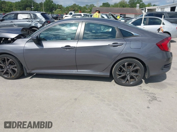 2019 Honda Civic Sedan Sport with VIN 19XFC2F8XKE035939, listed as a IAAI auction lot 42032928 with 84,414 mi miles. Bid and sale history available at carsss.com. Image 15.