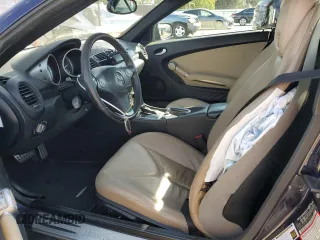 2009 Mercedes-Benz SLK-Class 3.0L with VIN WDBWK54F89F190333, listed as a Copart auction lot 47144815 with 93,222 mi miles and Salvage Title. Bid and sale history available at carsss.com. Image 7.