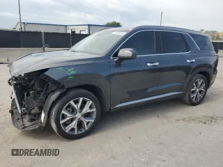 2020 Hyundai Palisade SEL z VIN KM8R44HEXLU038332, wystawiony jako Copart lot #59060255 z przebiegiem 61 294 mil mil oraz Szkoda całkowita • Salvage title. Historia ofert i sprzedaży dostępna na DreamBid. Obrazek 1.