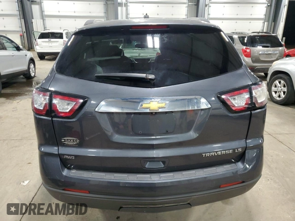 2013 Chevrolet Traverse LS with VIN 1GNKVFKD4DJ264455, listed as a Copart auction lot 89348575 with 178,947 mi miles and Salvage Title. Bid and sale history available at DreamBid. Image 6.