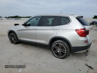 2013 BMW X3 xDrive28i with VIN 5UXWX9C57D0D01583, listed as a Copart auction lot 54091135 with 133,506 mi miles and Clean Title. Bid and sale history available at carsss.com. Image 2.