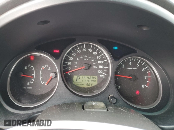 2007 Subaru Forester X with VIN JF1SG63607H711707, listed as a Copart auction lot 82640414 with 176,190 mi miles and Non Repairable. Bid and sale history available at carsss.com. Image 9.