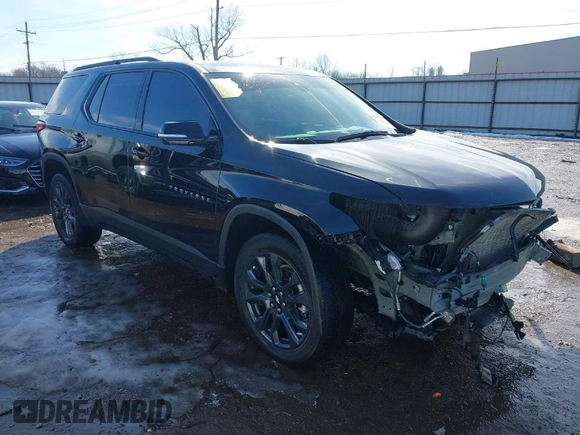 2020 Chevrolet Traverse RS with VIN 1GNERJKW4LJ298688, listed as a IAAI auction lot 41644544 with 61,786 mi miles and . Bid and sale history available at DreamBid. Image 1.