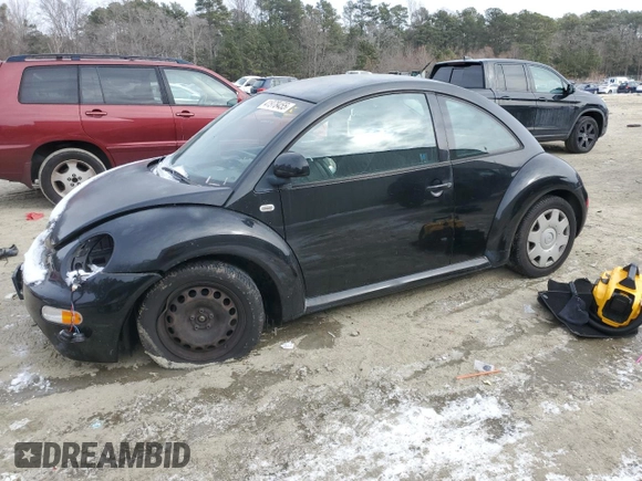 1999 Volkswagen Beetle GLS with VIN 3VWCC21C6XM401937, listed as a Copart auction lot 41978455 with 223,461 mi miles and Salvage title. Bid and sale history available at DreamBid. Image 1.