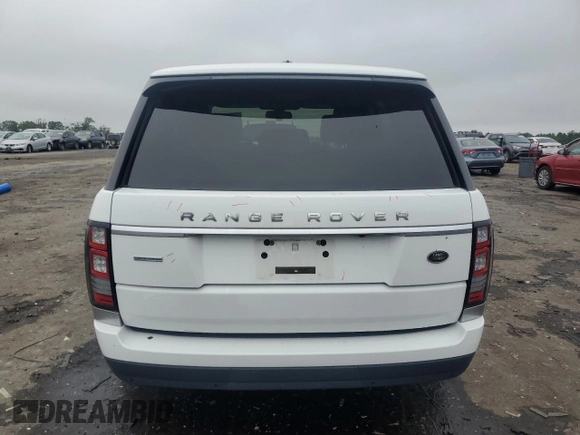 2014 Land Rover Range Rover Supercharged with VIN SALGS2EFXEA152556, listed as a Copart auction lot 61001895 with 133,799 mi miles and Salvage title. Bid and sale history available at DreamBid. Image 6.