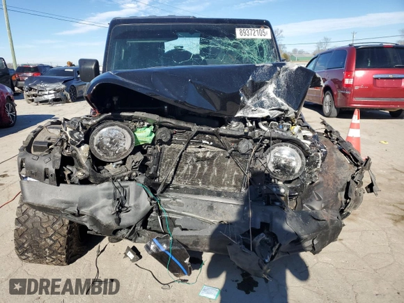 2021 Jeep Wrangler Unlimited Sport S with VIN 1C4HJXDN8MW544814, listed as a Copart auction lot 89372105 with Not Provided miles and Salvage Title. Bid and sale history available at carsss.com. Image 5.
