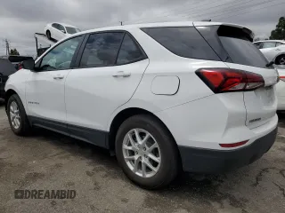 2022 Chevrolet Equinox LS z VIN 3GNAXHEV7NS226126, wystawiony jako Copart lot #55837725 z przebiegiem 31 221 mil mil oraz Szkoda całkowita • Salvage title. Historia ofert i sprzedaży dostępna na DreamBid. Obrazek 2.