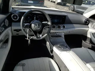 2023 Mercedes-Benz E-Class E 350 with VIN W1KZF8DB8PB146909, listed as a Copart auction lot 42498035 with 7,476 mi miles and Salvage Title. Bid and sale history available at carsss.com. Image 8.